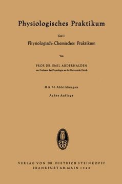 portada Physiologisches Praktikum: Teil I Physiologisch-Chemisches Praktikum (German Edition)