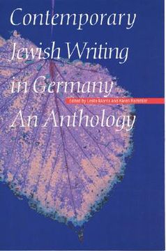 portada contemporary jewish writing in germany: an anthology (en Inglés)