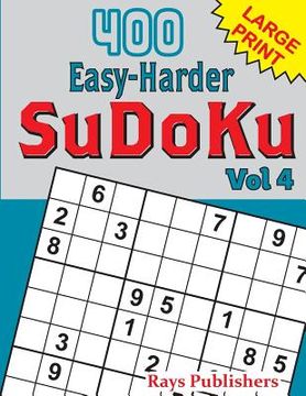 portada 400 Easy-Harder SuDoKu Vol 4 (en Inglés)