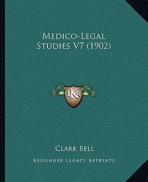 portada medico-legal studies v7 (1902) (in English)
