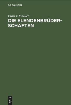 portada Die Elendenbrüderschaften (en Alemán)