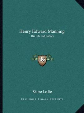 portada henry edward manning: his life and labors (in English)