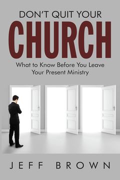 portada Don't Quit Your Church (en Inglés)