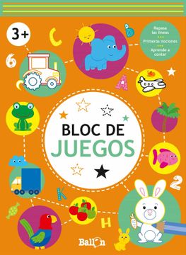 portada Bloc de Juegos +3 Naranja (in Spanish)