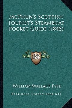 portada mcphun's scottish tourist's steamboat pocket guide (1848)