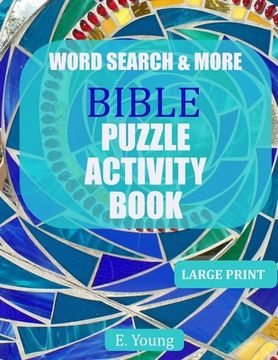 portada Word Search & More Bible Puzzle Activity Book: 79 Large Print Puzzles (en Inglés)