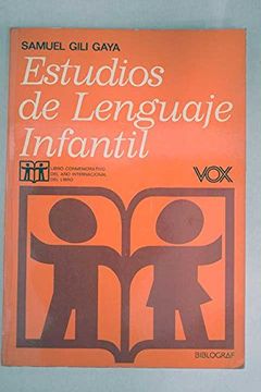 portada Estudios del Lenguaje Infantil. ' Vox' (in Spanish)