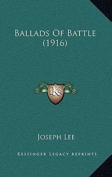 portada ballads of battle (1916)