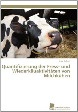 portada Quantifizierung Der Fress- Und Wiederkauaktivitaten Von Milchkuhen