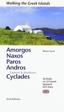 portada Amorgos, Naxos, Paros Eastern & Northern Cyclades: 50 Walks on 12 Islands gps Data (en Inglés)