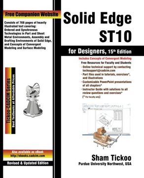 portada Solid Edge St10 for Designers (en Inglés)