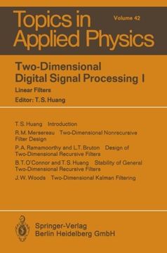 portada Two-Dimensional Digital Signal Processing I: Linear Filters (Topics in Applied Physics)