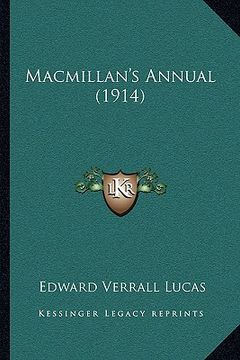 portada macmillan's annual (1914) (en Inglés)