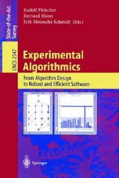 portada experimental algorithmics: from algorithm design to robust and efficient software (en Inglés)