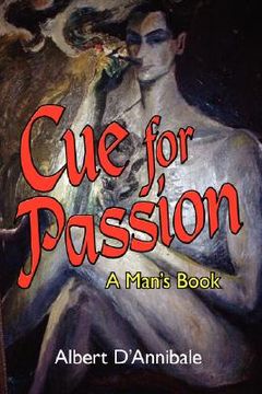 portada cue for passion: a man's book (in English)
