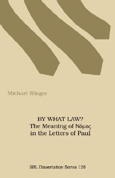 portada by what law? the meaning of nuos in the letters of paul (in English)