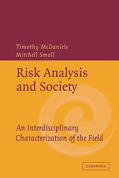 portada risk analysis and society: an interdisciplinary characterization of the field (en Inglés)