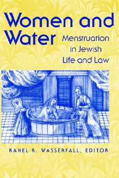 portada women and water: menstruation in jewish life and law (in English)