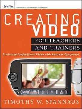 portada creating video for teachers and trainers (in English)