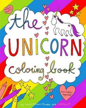portada The Unicorn Coloring Book (en Inglés)