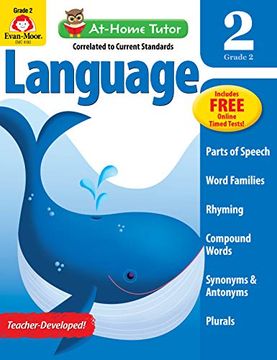 portada At Home Tutor Language, Grade 2 (en Inglés)