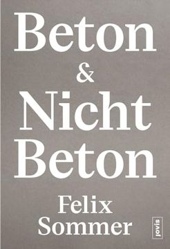 portada Beton & Nicht Beton (en Alemán)