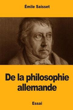 portada De la philosophie allemande (in French)