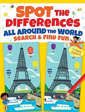 portada Spot the Differences all Around the World: Search & Find fun (Dover Children'S Activity Books) [Idioma Inglés] (in English)