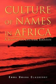 portada culture of names in africa