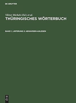 portada Thüringisches Wörterbuch / Abwamsen-Anlegen (en Alemán)