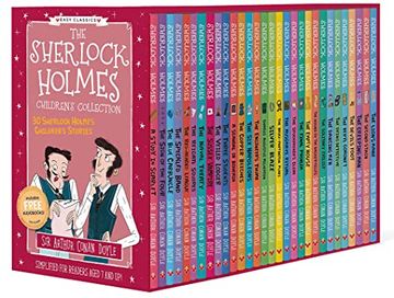 portada The Sherlock Holmes Children’S Collection: 30 Book box set (a Study in Scarlet, the Sign of the Four. The Final Problem, the Hound of the Baskervilles) (en Inglés)
