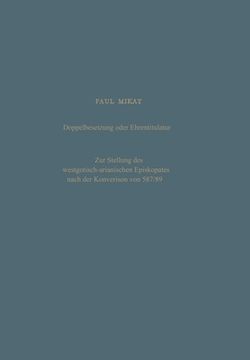 portada Doppelbesetzung oder Ehrentitulatur - Zur Stellung des westgotisch-arianischen Episkopates nach der Konversion von 587/89 (in German)
