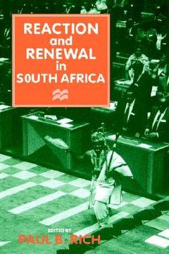 portada reaction and renewal in south africa (en Inglés)