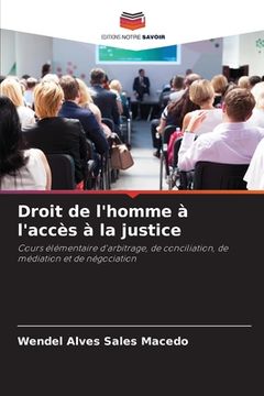 portada Droit de l'homme à l'accès à la justice (in French)