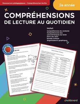 portada Canadian French Daily Reading Comprehension Grade 2 (en Francés)