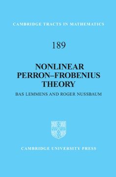 portada Nonlinear Perron-Frobenius Theory Hardback (Cambridge Tracts in Mathematics) (en Inglés)