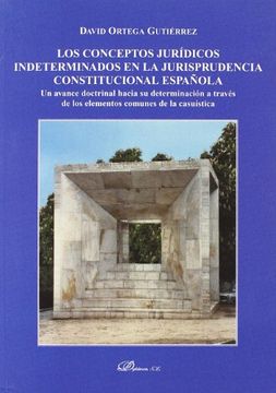 portada Los Conceptos Jurídicos Indeterminados en la Jurisprudencia Constitucional Española: Un Avance Doctrinal Hacia su Determinación a Través de los. De la Casuística (Dykinson-Constitucional) (in Spanish)