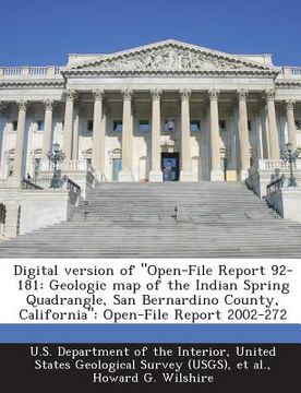 portada Digital version of Open-File Report 92-181: Geologic map of the Indian Spring Quadrangle, San Bernardino County, California: Open-File Report 2002-272 (en Inglés)