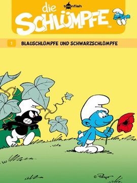 portada Die Schlümpfe 01. Blauschlümpfe und Schwarzschlümpfe (en Alemán)