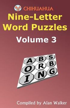 portada chihuahua nine-letter word puzzles volume 3 (in English)