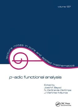 portada P-Adic Function Analysis (in English)