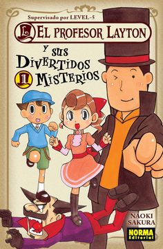 portada El Profesor Layton y sus Divertidos Misterios Vol. 1 (in Spanish)
