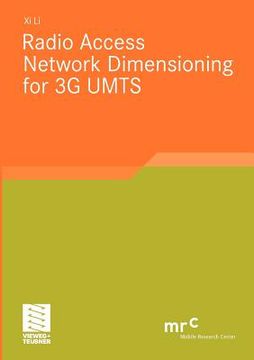 portada radio access network dimensioning for 3g umts (en Inglés)