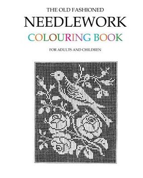 portada The Old Fashioned Needlework Colouring Book (en Inglés)