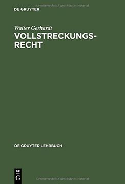 portada Vollstreckungsrecht (de Gruyter Lehrbuch) (German Edition)