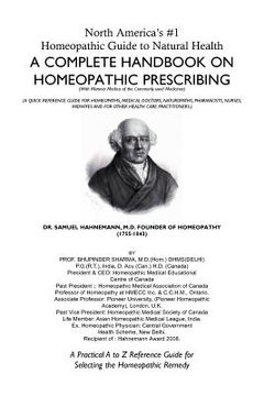 portada north america's #1 homeopathic guide to natural health: a complete handbook on homeopathic prescribing (in English)
