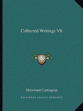 portada collected writings v8