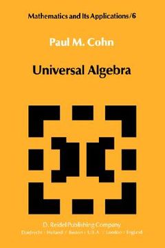 portada universal algebra (in English)