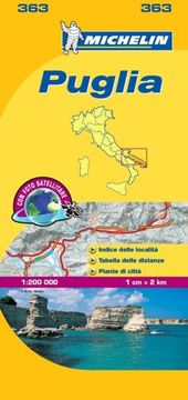 portada Mapa Local Italia-Puglia (Mapas Local Michelin) (libro en Italiano)