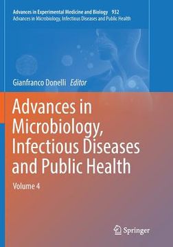 portada Advances in Microbiology, Infectious Diseases and Public Health: Volume 4 (en Inglés)